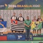 Lizí e Sophia conquistam o bronze na Série Prata do Badminton dos Jeb´s&nbsp;