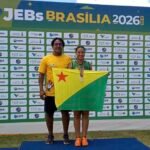 Atleta acreana conquista o ouro no arremesso de peso na Série Ouro do Jeb´s&nbsp;